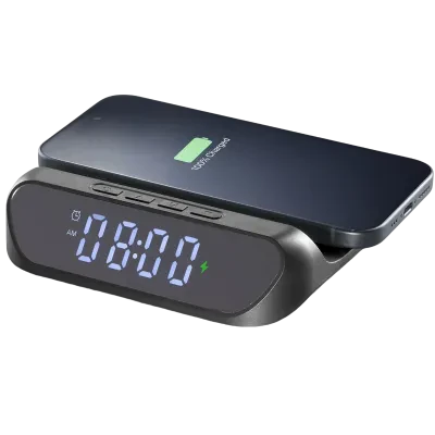 Цифровой будильник Cellularline Smart Clock, Чёрный