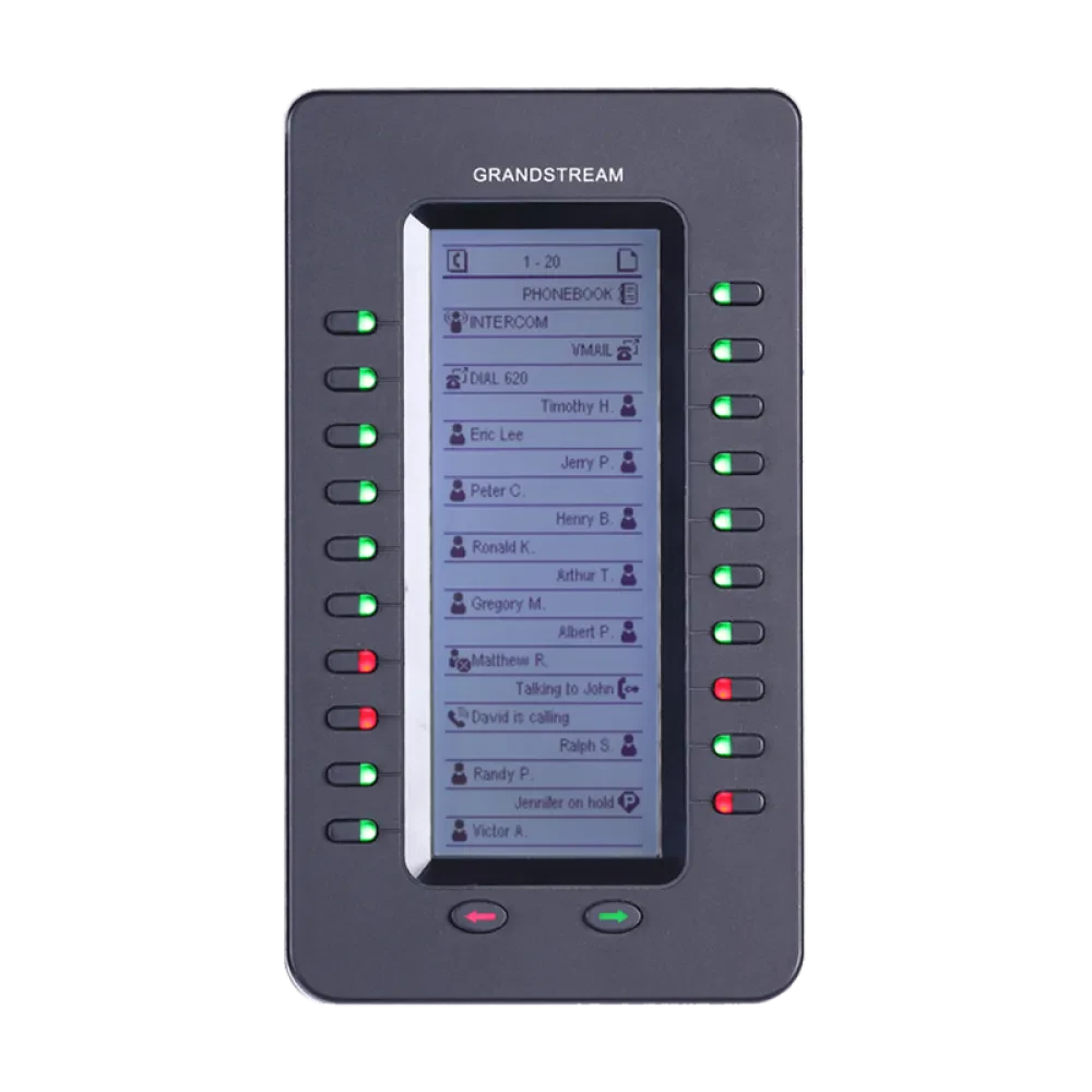 Modul de extensie Grandstream GXP2200EXT, Negru