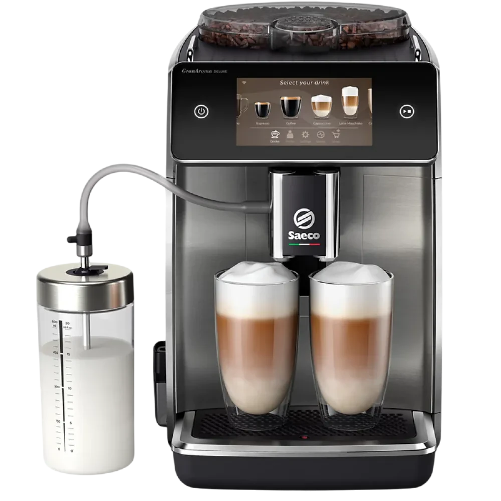Aparat de cafea Saeco SM6685/00, Negru | Oțel inoxidabil