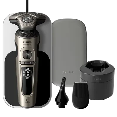 Aparat de ras electric Philips SP9883/36, Champagne gold