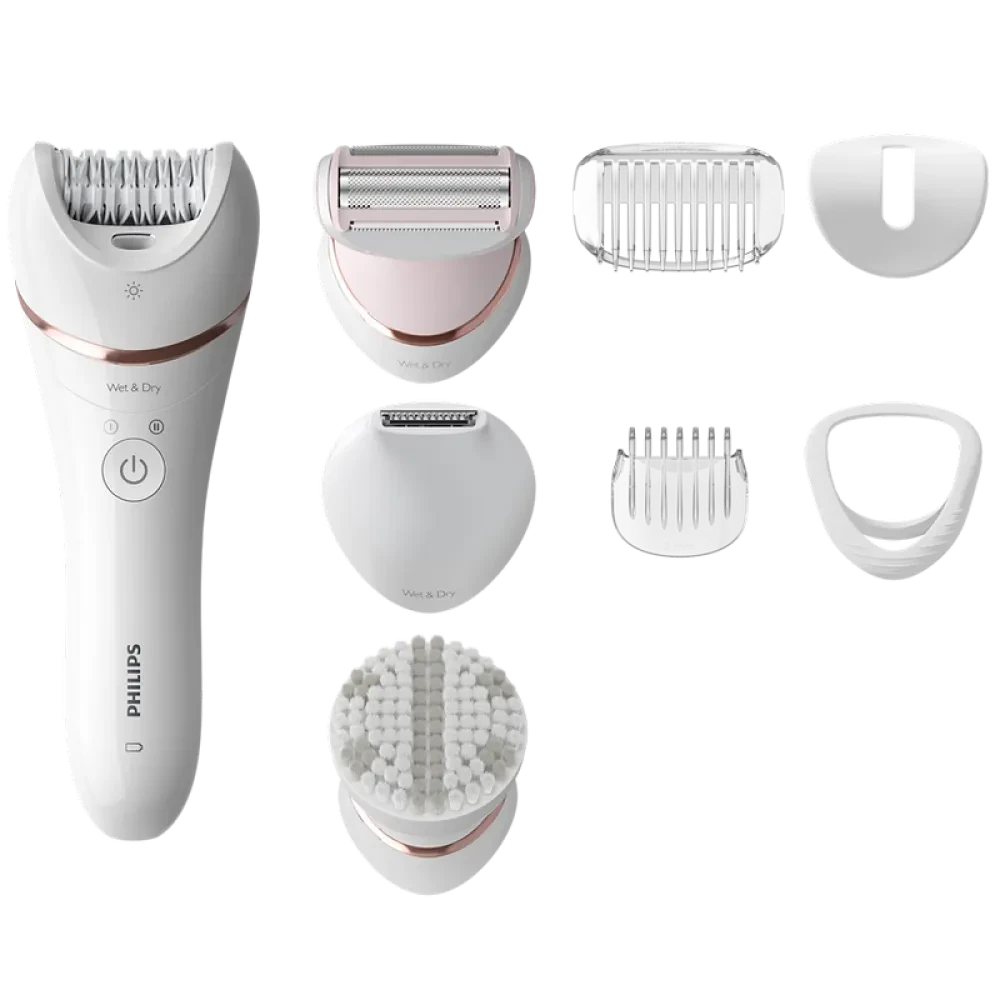 Эпилятор Philips BRE735/00, Белый | Розовый