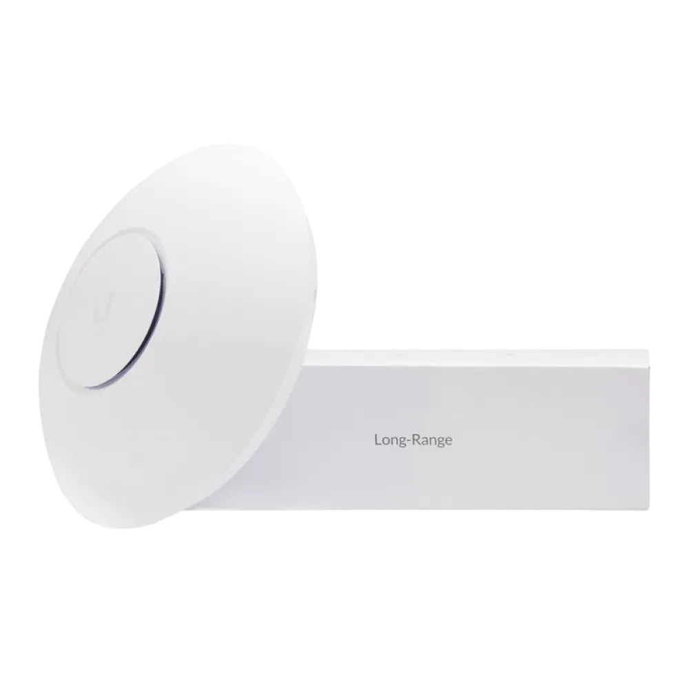 Беспроводная точка доступа Ubiquiti U6 Long-Range, 600 Мбит/с, 2400 Мбит/с, Белый