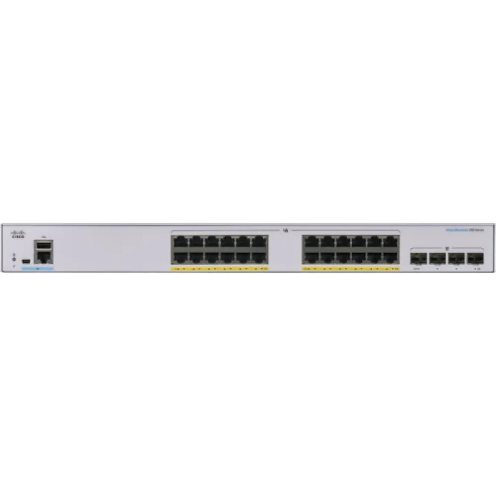 Switch de rețea Cisco CBS250-24P-4G, 24x 10/100/1000 Mbps
