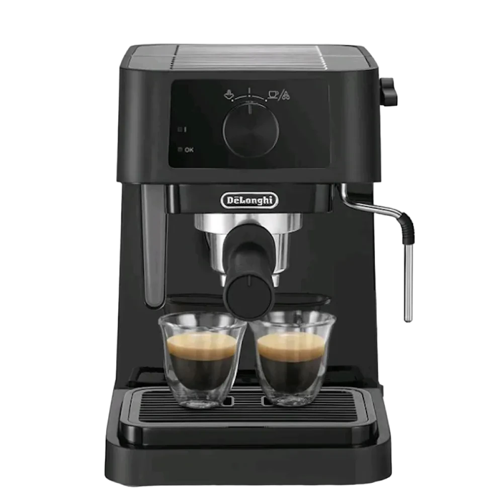 Cafetiera manuala DeLonghi EC230BK, 1100W, Negru