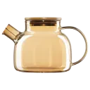 Ceainic cu infuzor Ardesto AR3010GBG, 1L, Transparent | Auriu