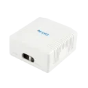 Priză pentru montare pe perete Cablexpert NCAC-2F5E-01, Alb