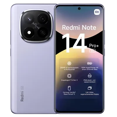 Smartphone Xiaomi Redmi Note 14 Pro+, 12GB/512GB, Lavender Purple