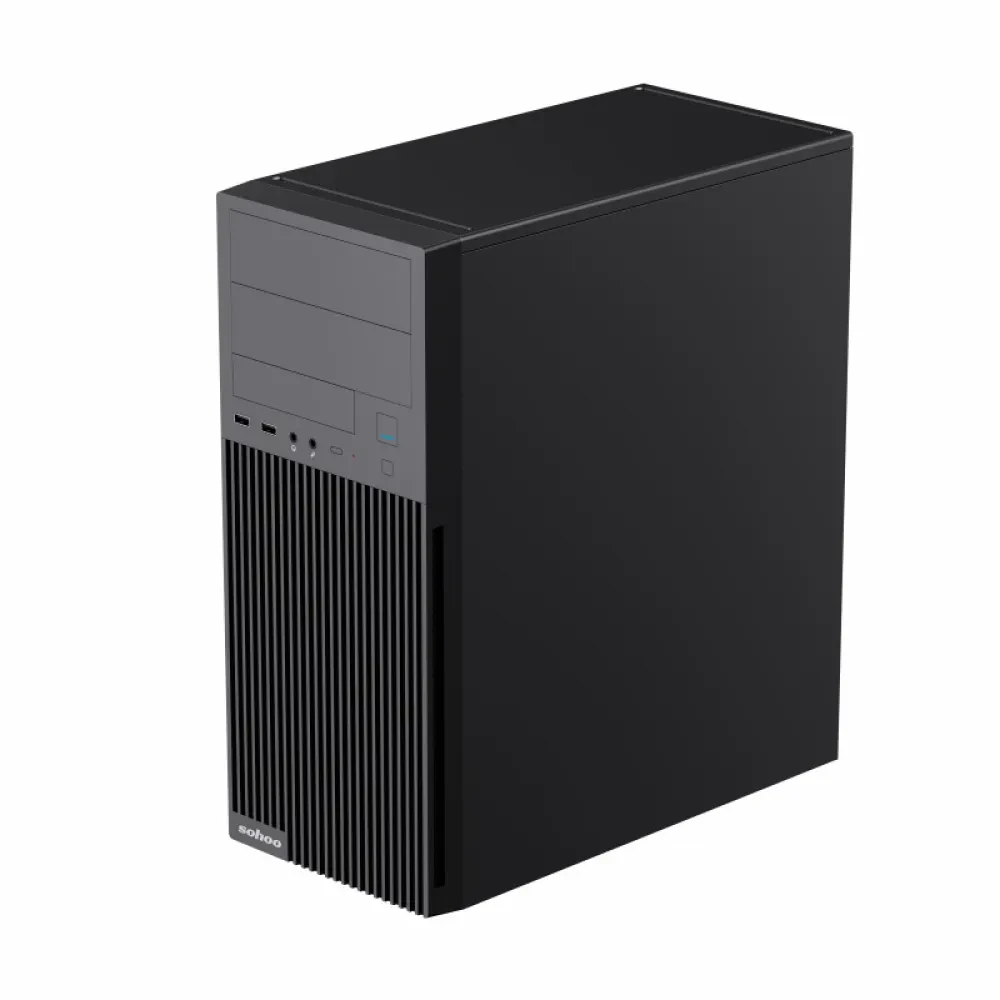 Компьютерный корпус Sohoo 2815BK, Midi-Tower, ATX, Чёрный