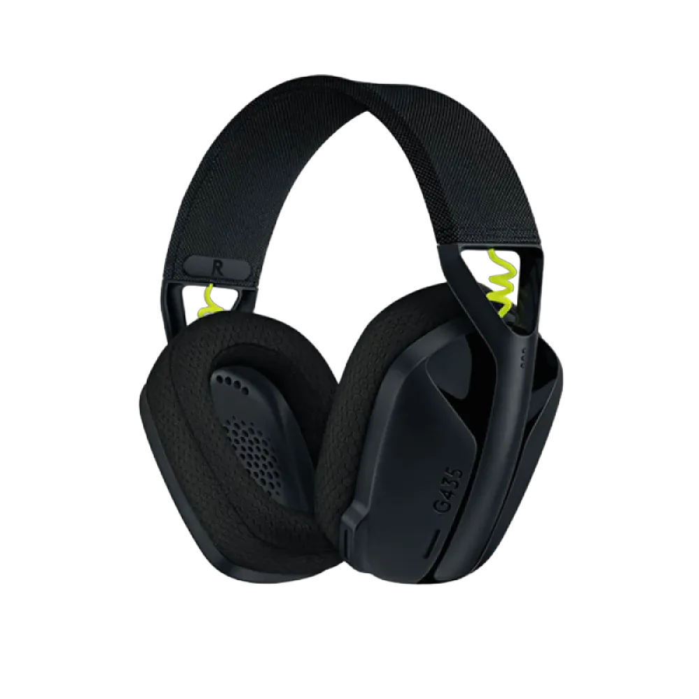 Căști gaming Logitech G435, Wireless, Negru