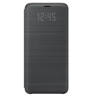 Чехол Samsung LED Flip Wallet for Galaxy S9, Орхидея Серая