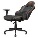 Scaun Gaming Cougar Fusion S, PVC Piele, Negru | Portocaliu