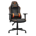 Scaun Gaming Cougar Fusion S, PVC Piele, Negru | Portocaliu