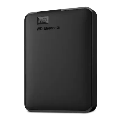 HDD portabil extern Western Digital WD Elements, 6 TB, Negru (WDBHJS0060BBK-WESN)