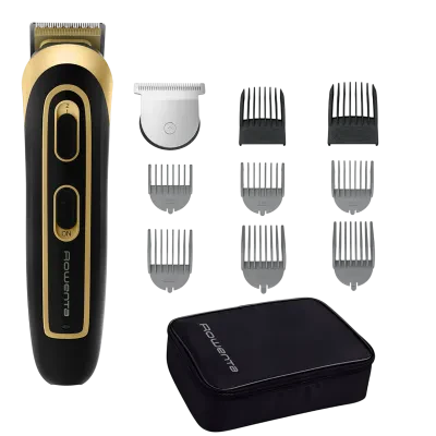Trimmer pentru bărbați Rowenta TN9118F0, Negru | Auriu