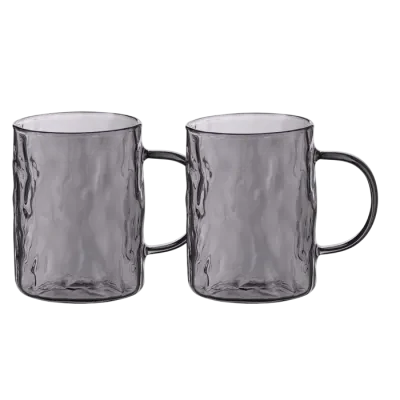Set cupe Ardesto Shine AR2626GG, 260 ml, 2 bucs, Gri