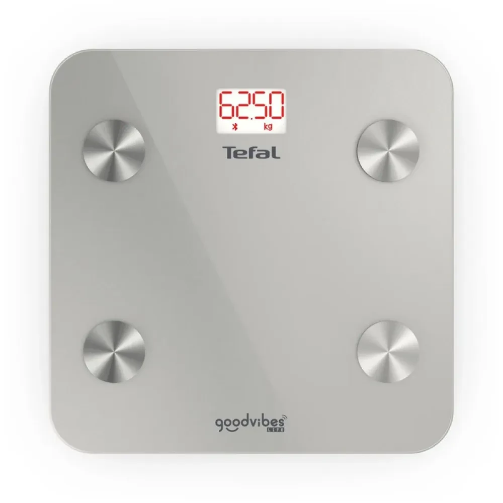 Электронные напольные весы Tefal BM9600S1, Серебристый