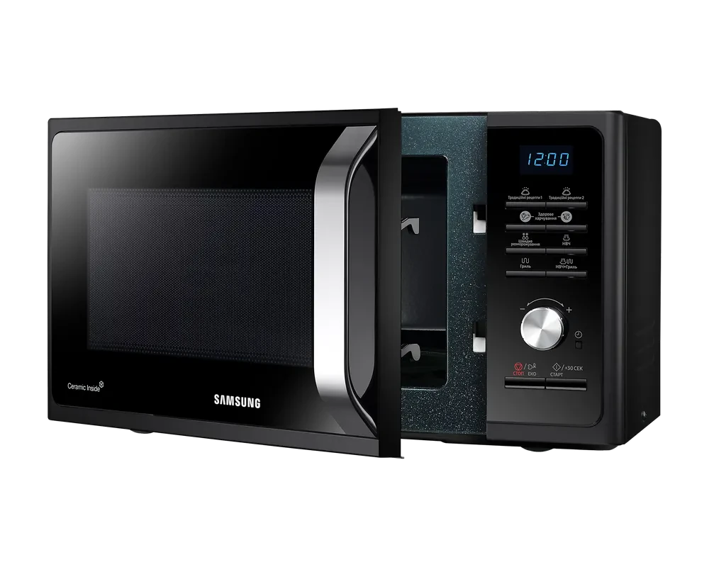 Cuptor cu microunde Samsung MG23F301TAK/OL, Negru