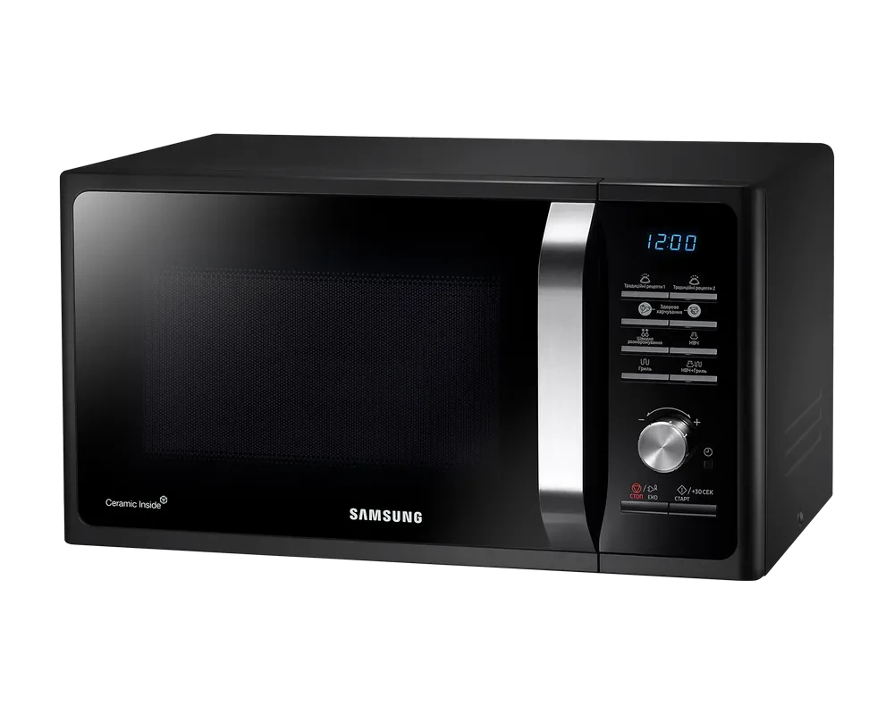 Cuptor cu microunde Samsung MG23F301TAK/OL, Negru