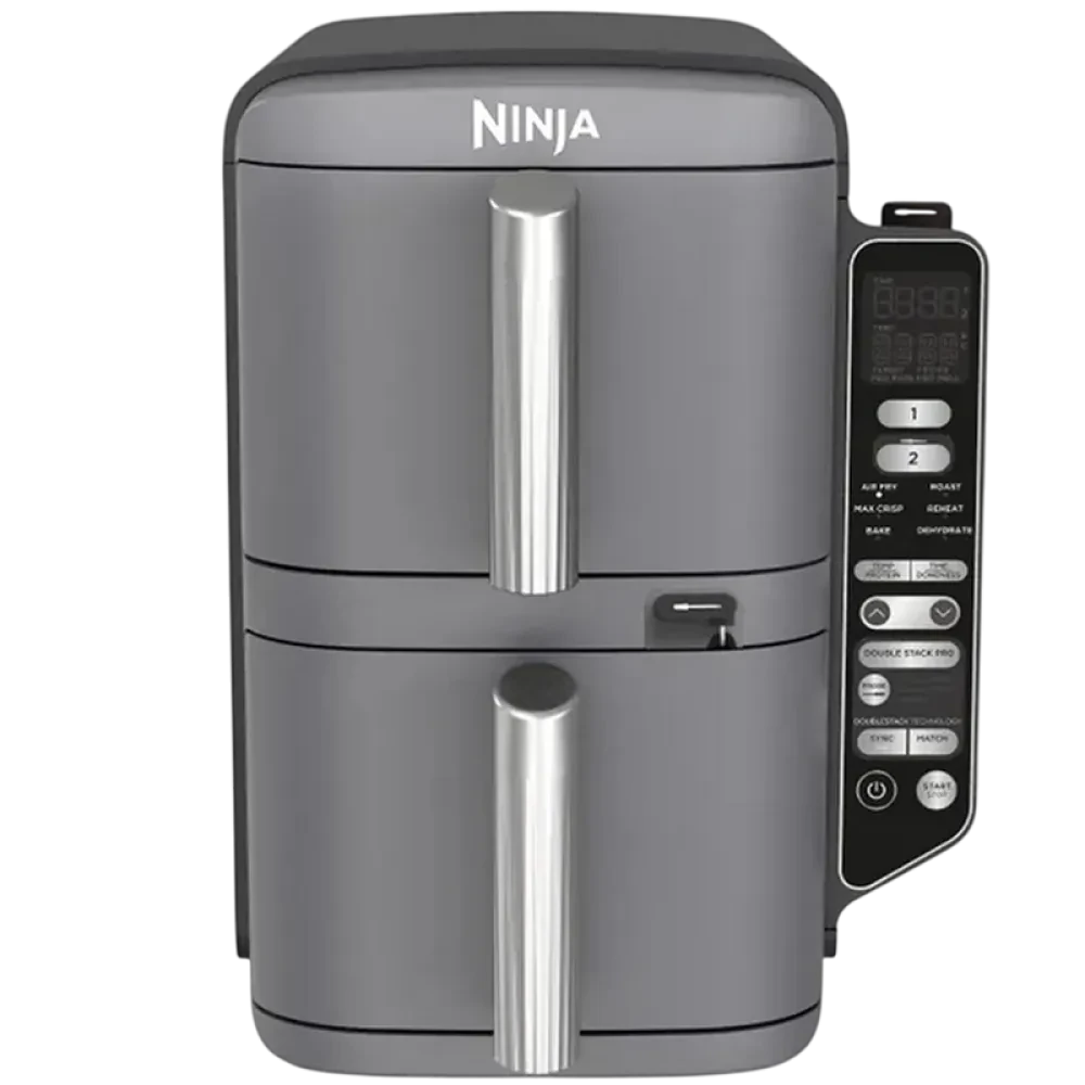 Friteuză cu aer cald Ninja Double Stack XL Smart SL451EU, Gri