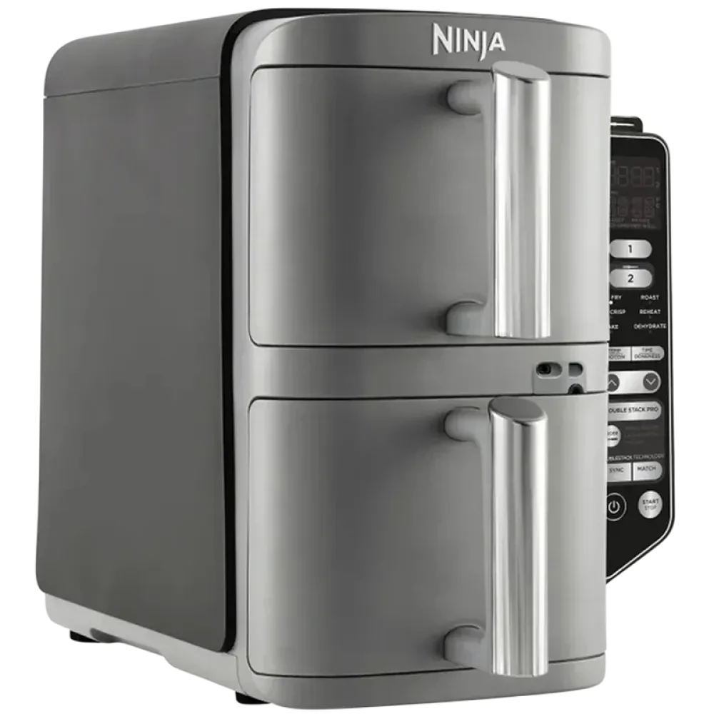 Friteuză cu aer cald Ninja Double Stack XL Smart SL451EU, Gri