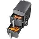 Friteuză cu aer cald Ninja Double Stack XL Smart SL451EU, Gri