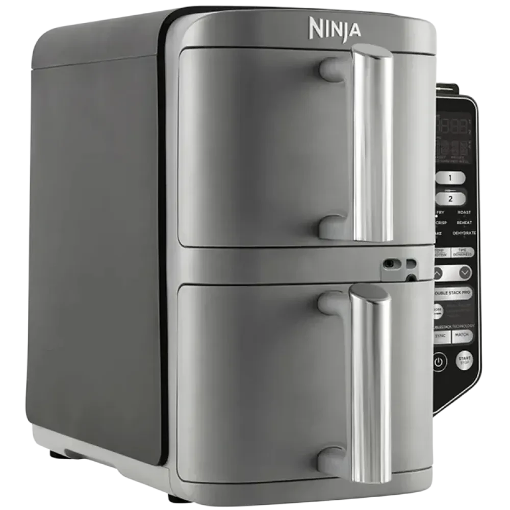 Friteuză cu aer cald Ninja Double Stack XL Smart SL451EU, Gri
