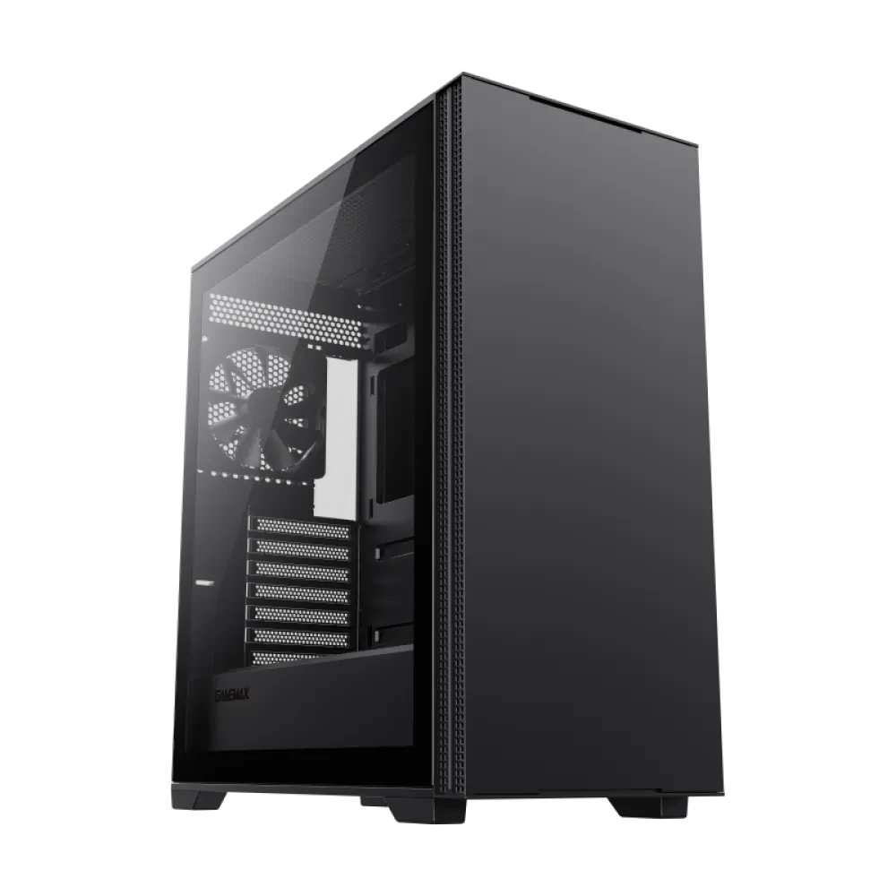 Carcasă PC Gamemax QUEST, Midi-Tower, Fără PSU, Negru