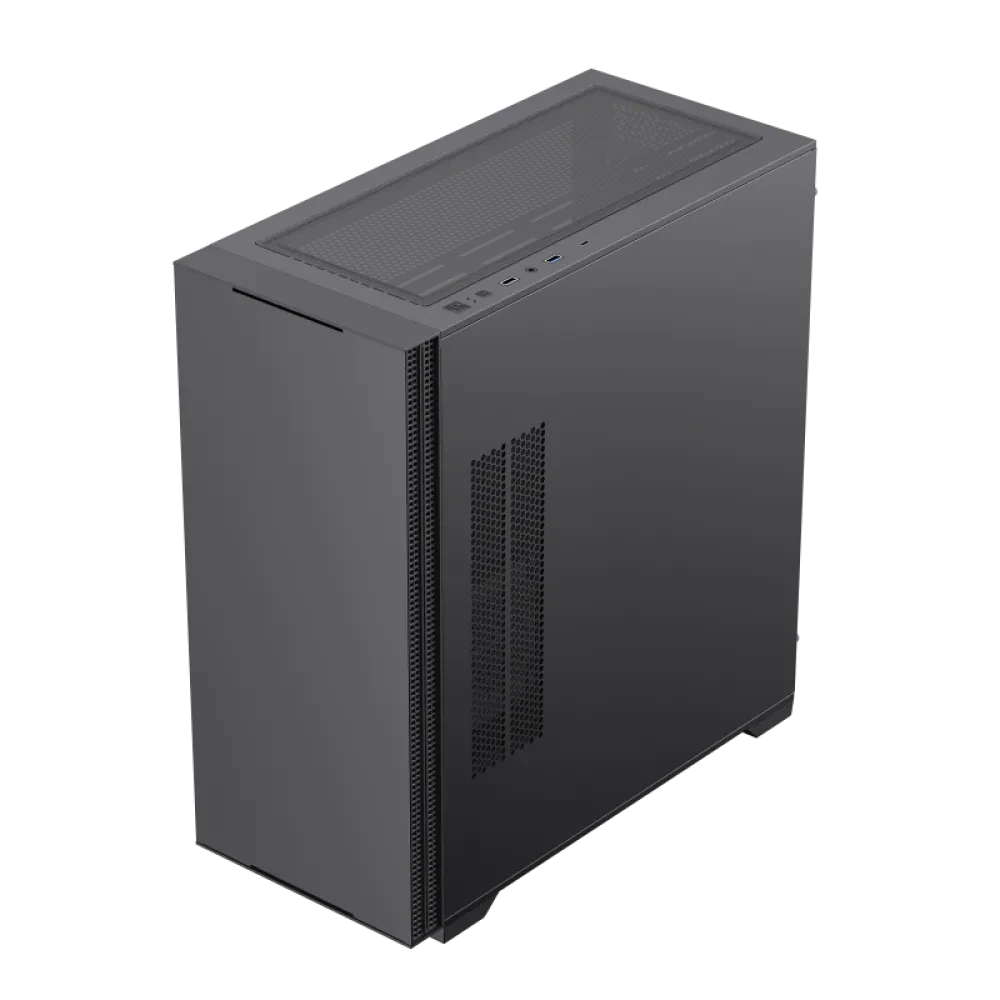 Carcasă PC Gamemax QUEST, Midi-Tower, Fără PSU, Negru