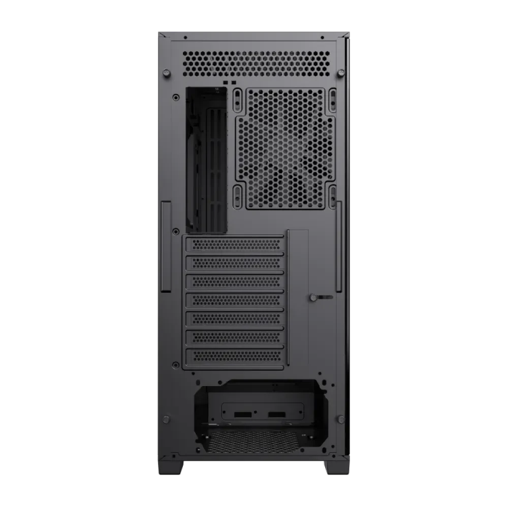 Carcasă PC Gamemax QUEST, Midi-Tower, Fără PSU, Negru