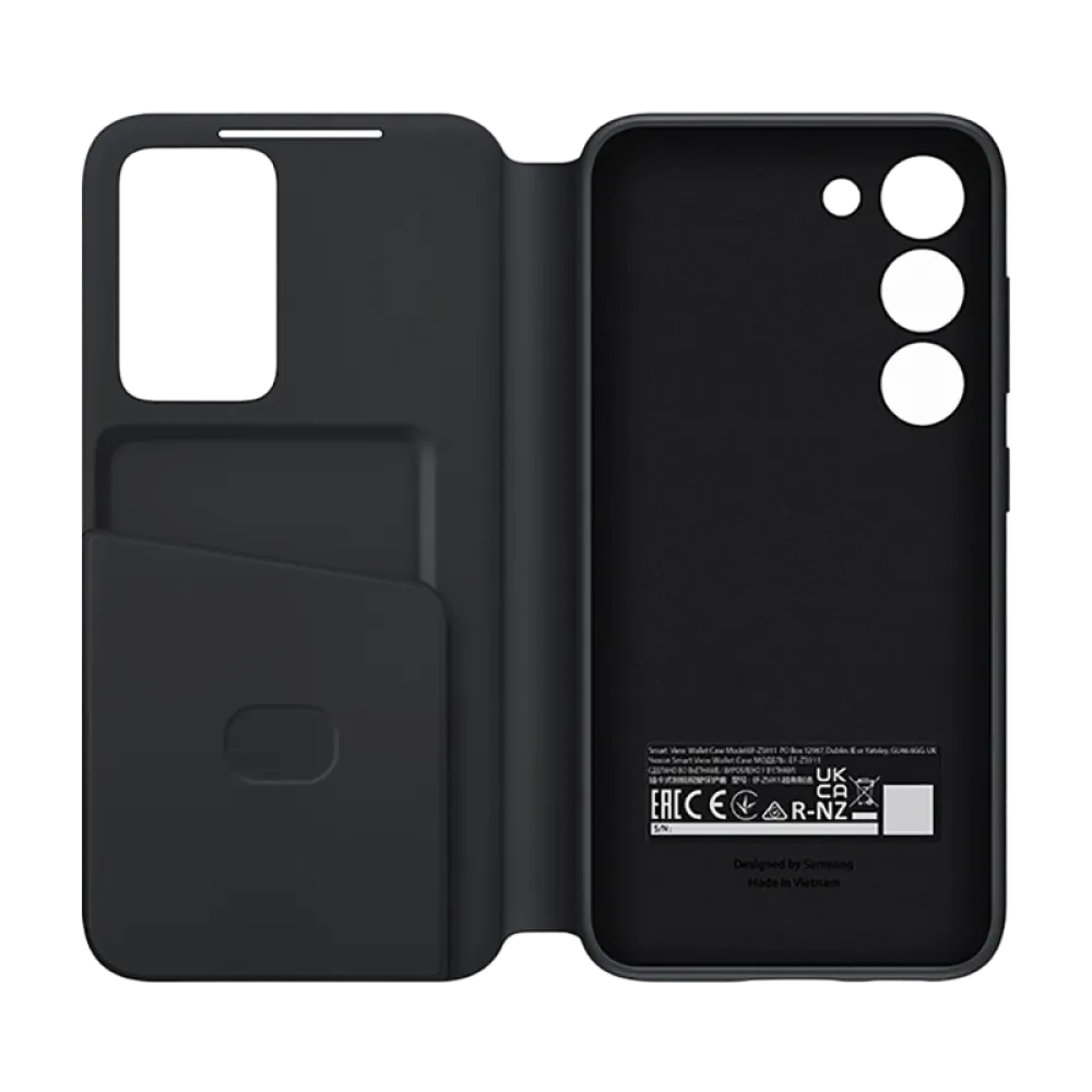 Чехол книжка Samsung Smart View Galaxy S23+, Чёрный