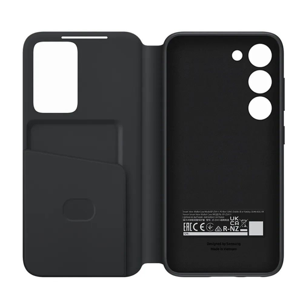 Чехол книжка Samsung Smart View Galaxy S23+, Чёрный