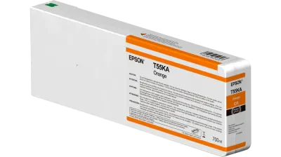 Cartuș de cerneală Epson Ink Cartridge T55KA00 UltraChr HDX/HD700ml,Orange, 700ml, Portocaliu