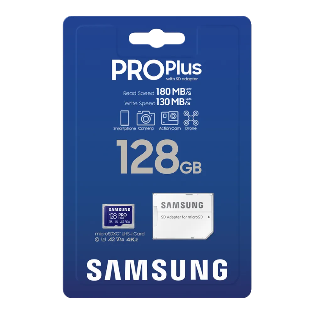 Card de Memorie Samsung EVO Plus MicroSDXC, 128GB (MB-MD128SA/EU)
