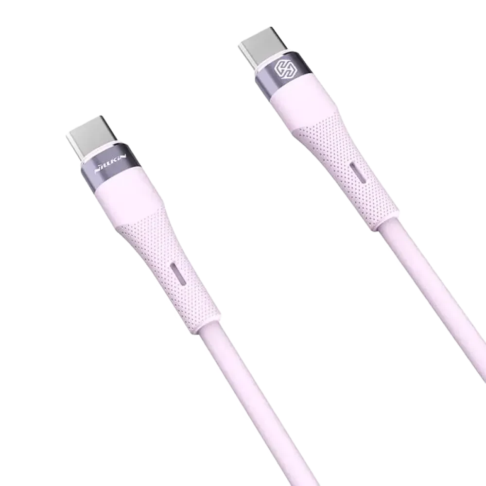 Cablu de încărcare Nillkin Type-C to Type-C Cable, Flowspeed, USB Type-C/USB Type-C, 1,2m, Violet