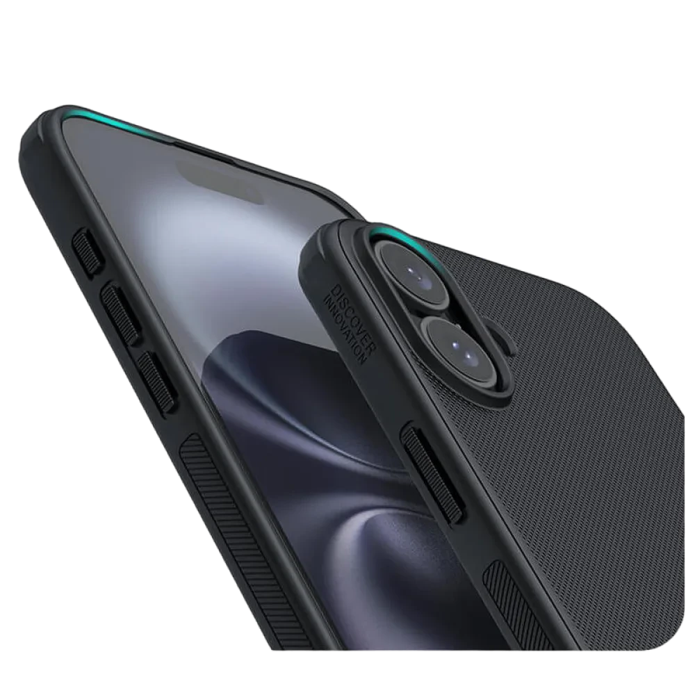 Чехол Nillkin iPhone 16 Plus - Super Frosted Shield Pro Magnetic, Чёрный