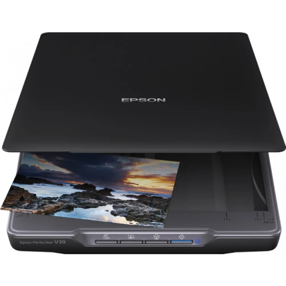 Планшетный сканер Epson Perfection V39II, A4, Чёрный