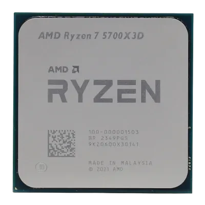 Procesor AMD Ryzen 7 5700X3D, Fără grafică integrată, Tray