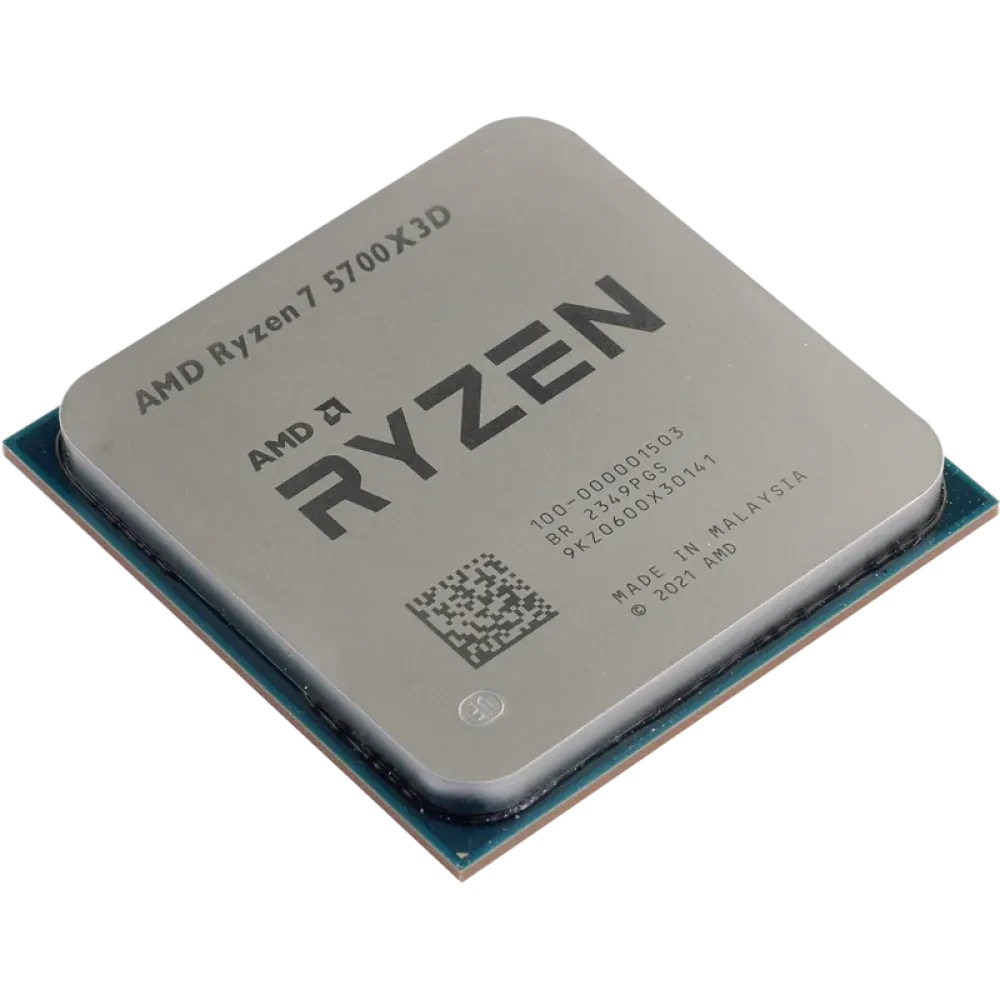 Процессор AMD Ryzen 7 5700X3D, Нет встроенной графики, Tray
