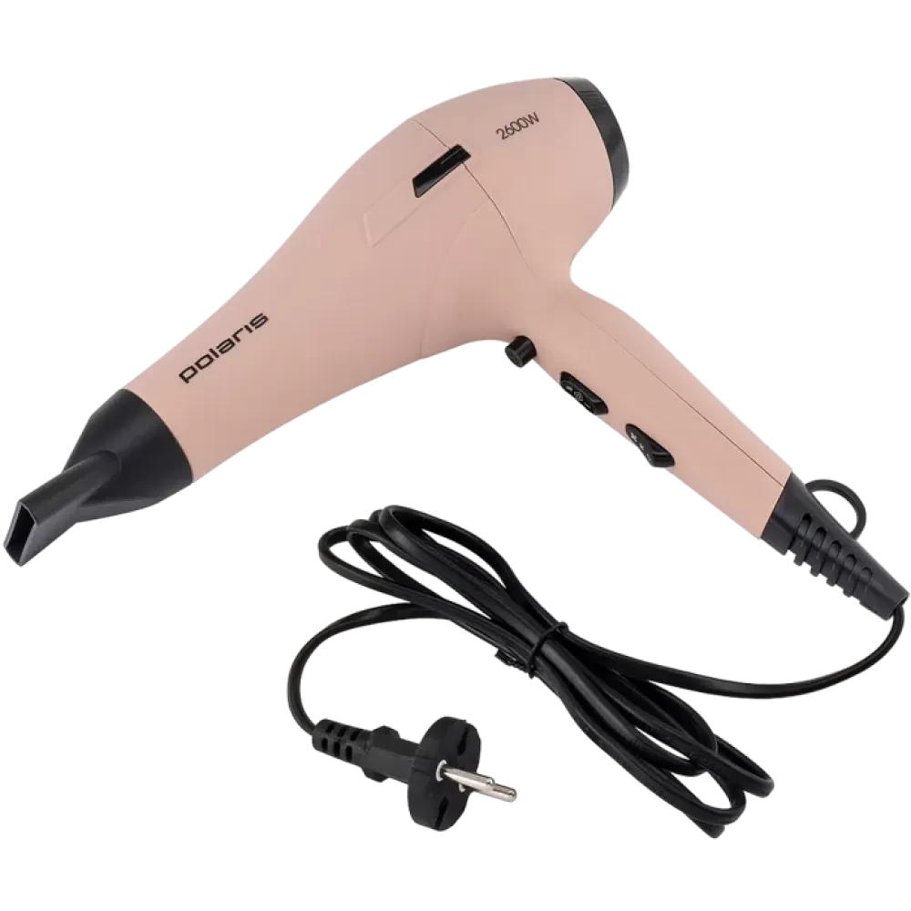 Uscător de păr Polaris PHD 2600AC, 2600W, Roz