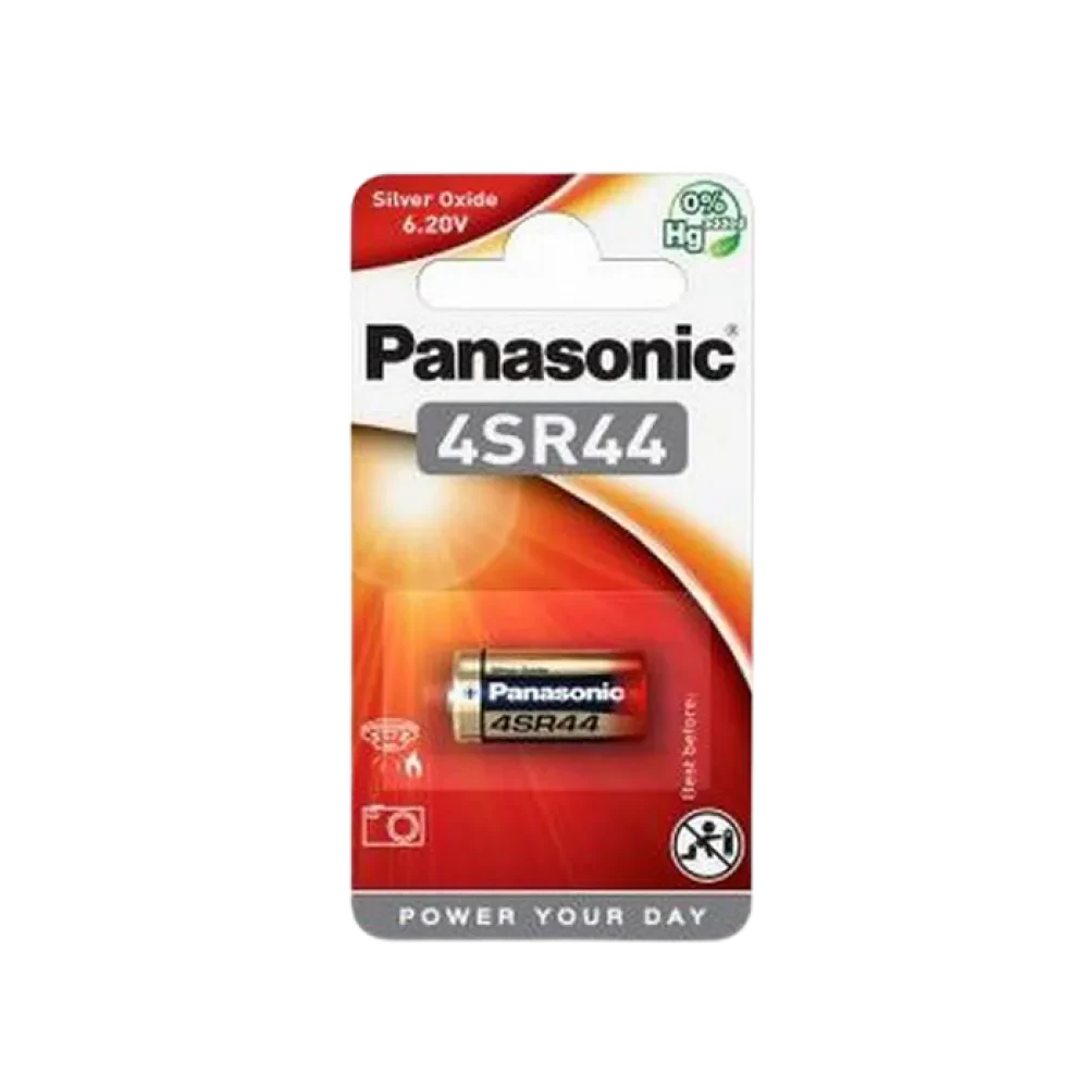 Батарейки Panasonic 4SR-44EL, SR44 , 160 мА·ч, 1 шт.