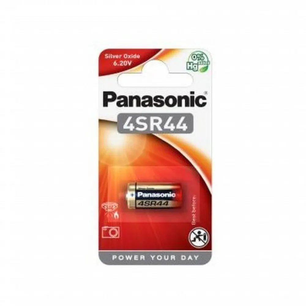 Батарейки Panasonic 4SR-44EL, SR44 , 160 мА·ч, 1 шт.