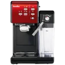 Cafetiera manuala Breville Prima Latte II VCF109X-01, 1050W, Roșu
