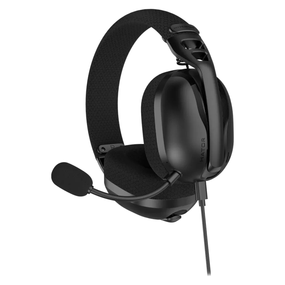 Căști gaming HATOR Hyperpunk 3 USB, Cu fir, Negru