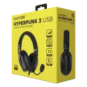 Căști gaming HATOR Hyperpunk 3 USB, Cu fir, Negru