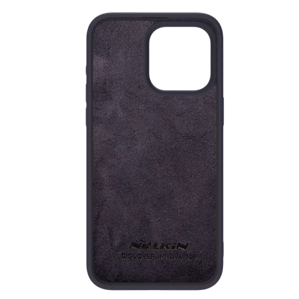 Чехол Nillkin iPhone 15 Pro, CamShield Silky Silicone, Dark Purple