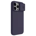 Чехол Nillkin iPhone 15 Pro, CamShield Silky Silicone, Dark Purple