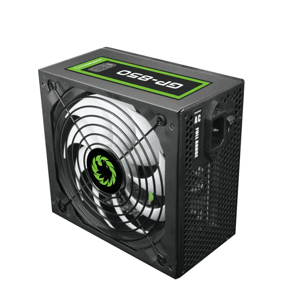 Блок питания для компьютеров Gamemax GP-850, 850Вт, ATX, Немодульный