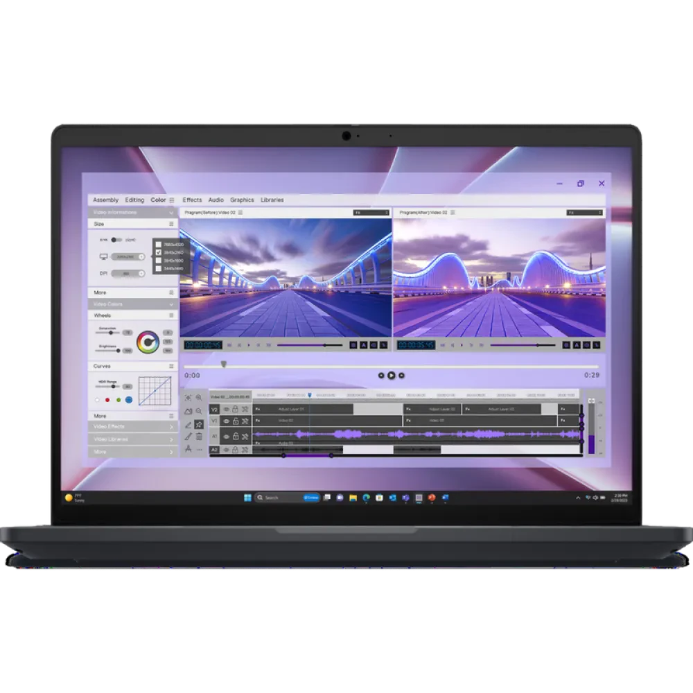 Laptop Business 16" DELL Pro Max 16 MC16250, Magnetite, Intel Core Ultra 7 255H, 32GB/1024GB, Windows 11 Pro