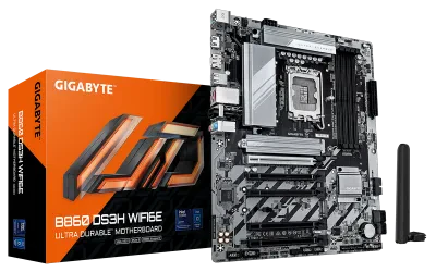 Placă de bază Gigabyte B860 DS3H WIFI6E, LGA1851, Intel B860, ATX