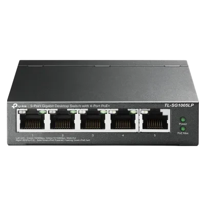 Comutator PoE TP-LINK TL-SG1005LP, 4x IEEE 802.3af/at
